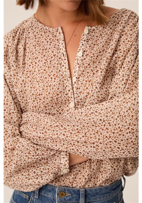 Des Petits Hauts Women's Elodia Melodie Floral Print Cotton Voile Blouse Des Petits Hauts |  | 1H260465IM324